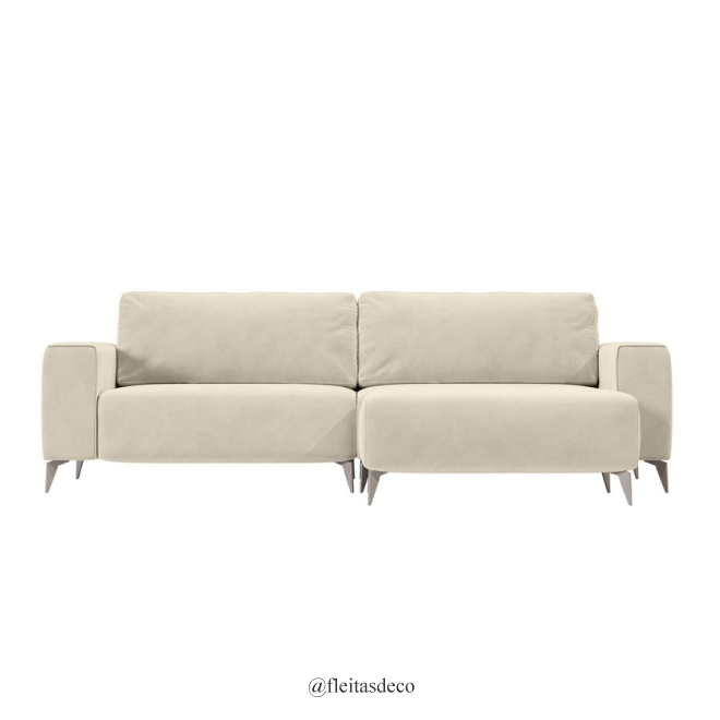 Sofá Alesso 2 Cuerpos + Puff Alesso