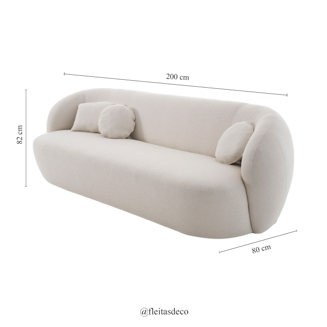 Sofá Ondina 3 Cuerpos
