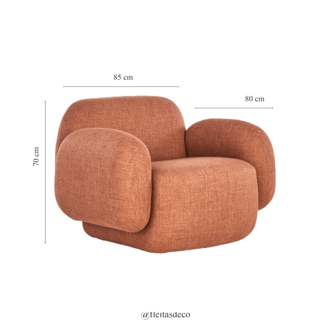 Butaca Gloria + Puff Gloria