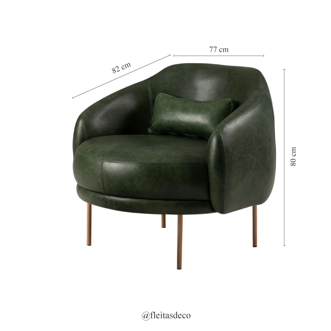 Butaca Caipira + Puff Caipira