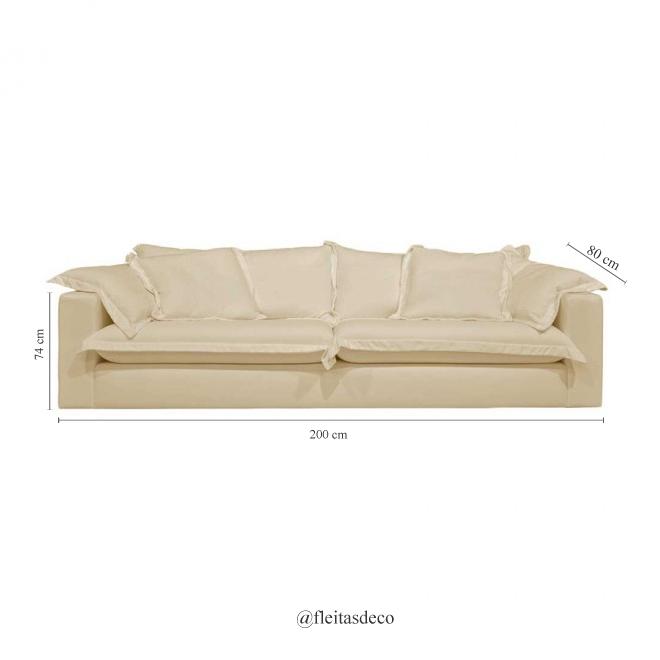 Sofá Nona 3 Cuerpos
