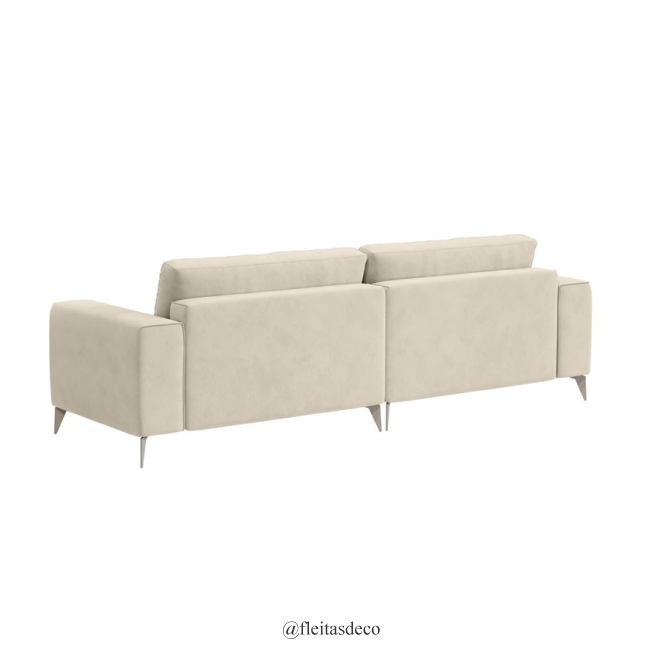 Sofá Alesso 2 Cuerpos + Puff Alesso