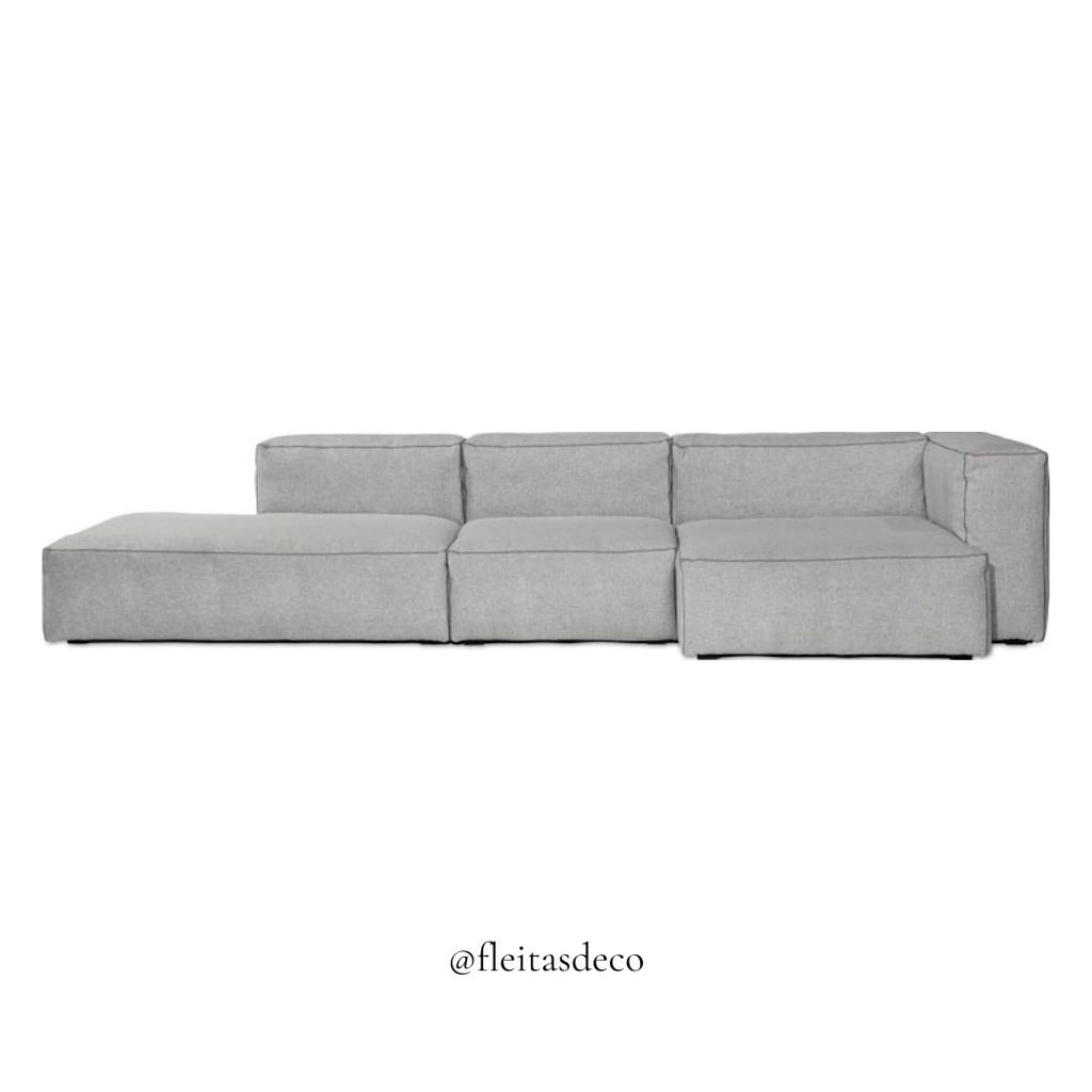 Sofá Seccional Novo 3 Cuerpos