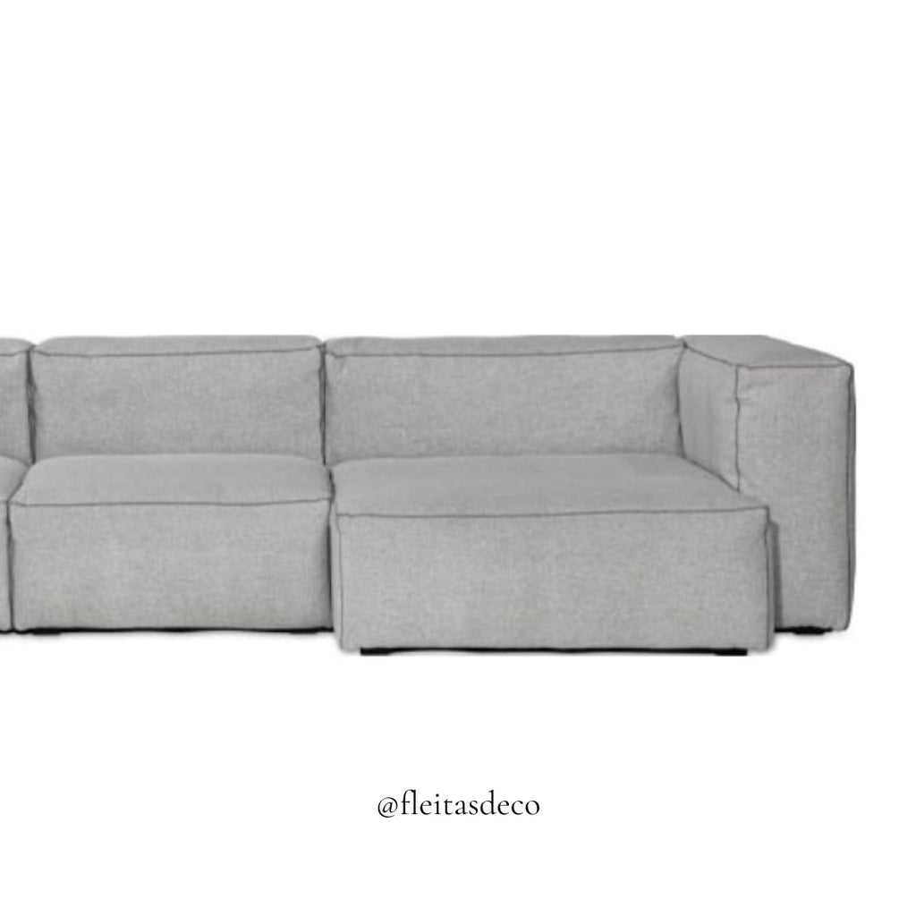 Sofá Seccional Novo 3 Cuerpos