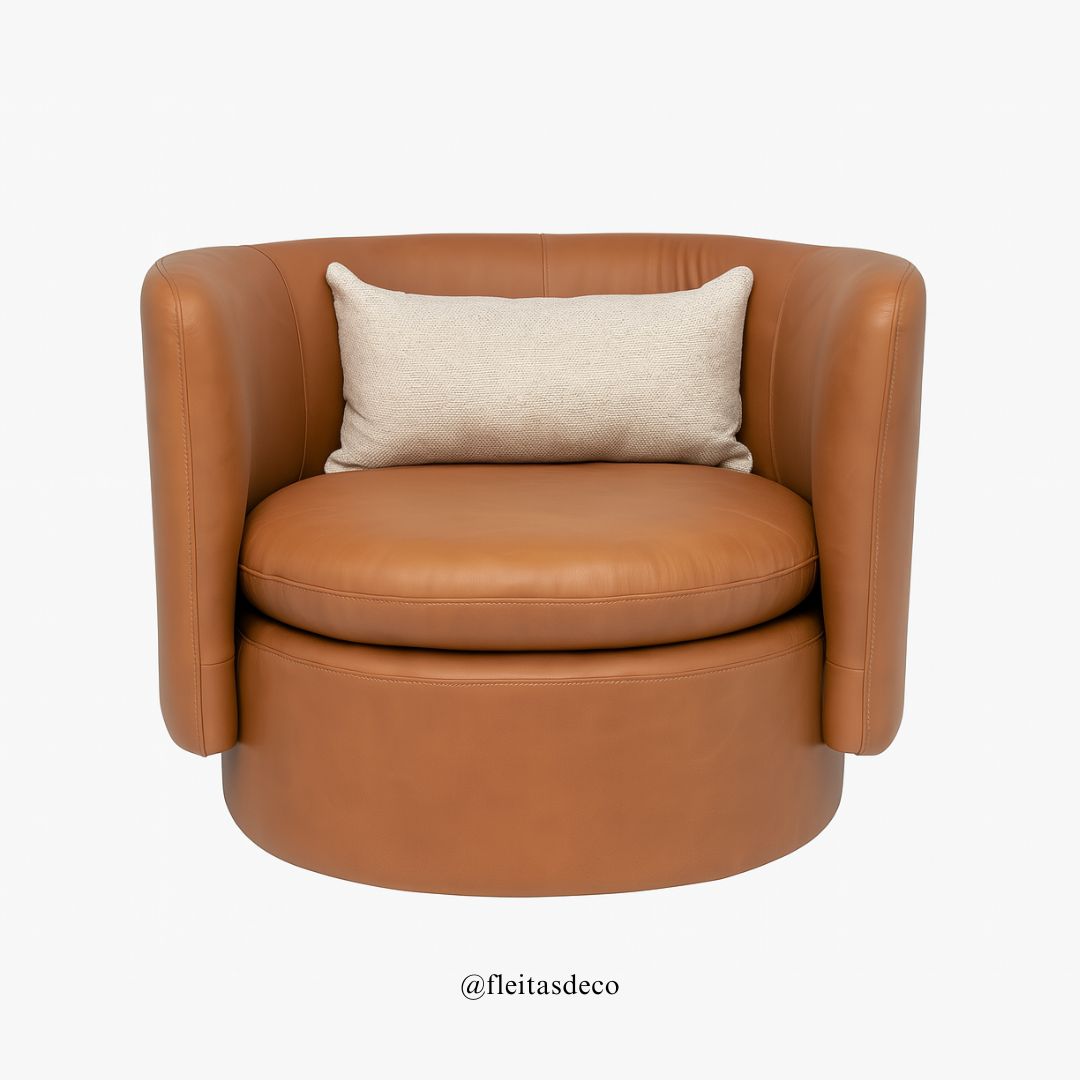 Butaca Giratoria Wood