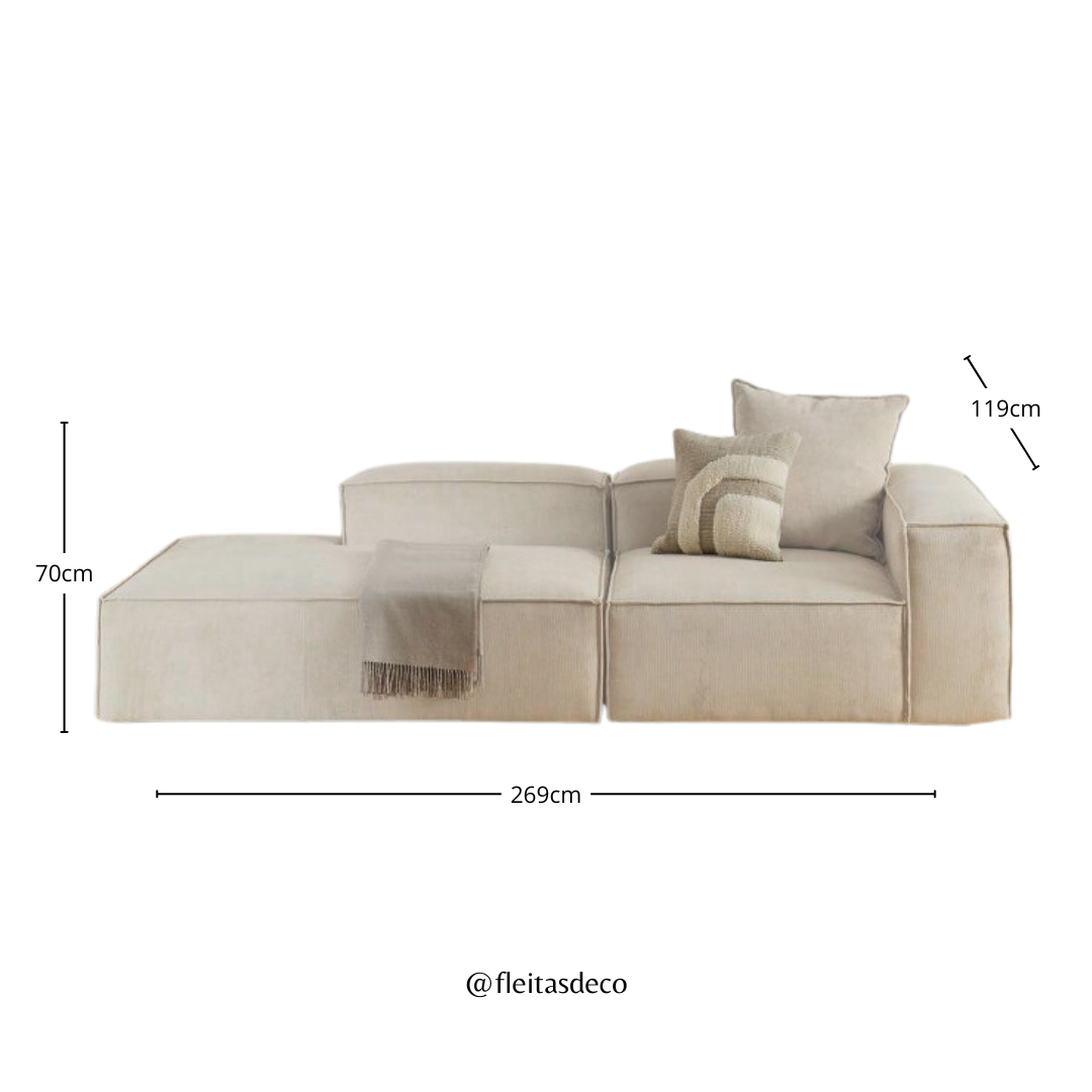 Sofá Lennon 2 Cuerpos